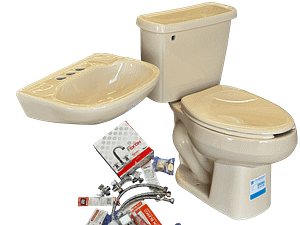 Paquete WC Alargado Marfil